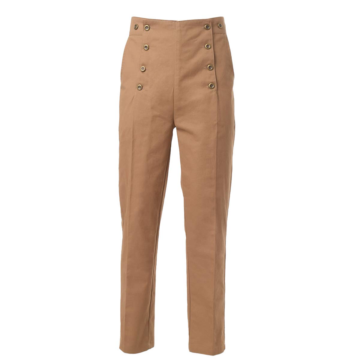Steampunk Gothic Herrenhose für Mittelalter-Kostüm, XXL Khaki