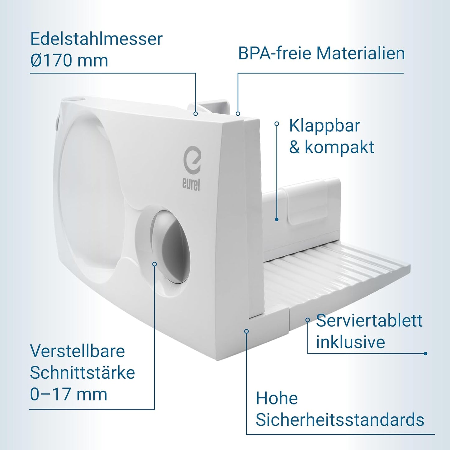 Elektrischer Allesschneider RS44, Weiß Rs44