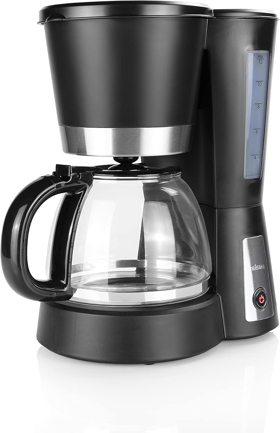 CM-1236 Kaffeeautomat mit Warmhaltefunktion (12 Tassen), 12 Tassen Glaskanne