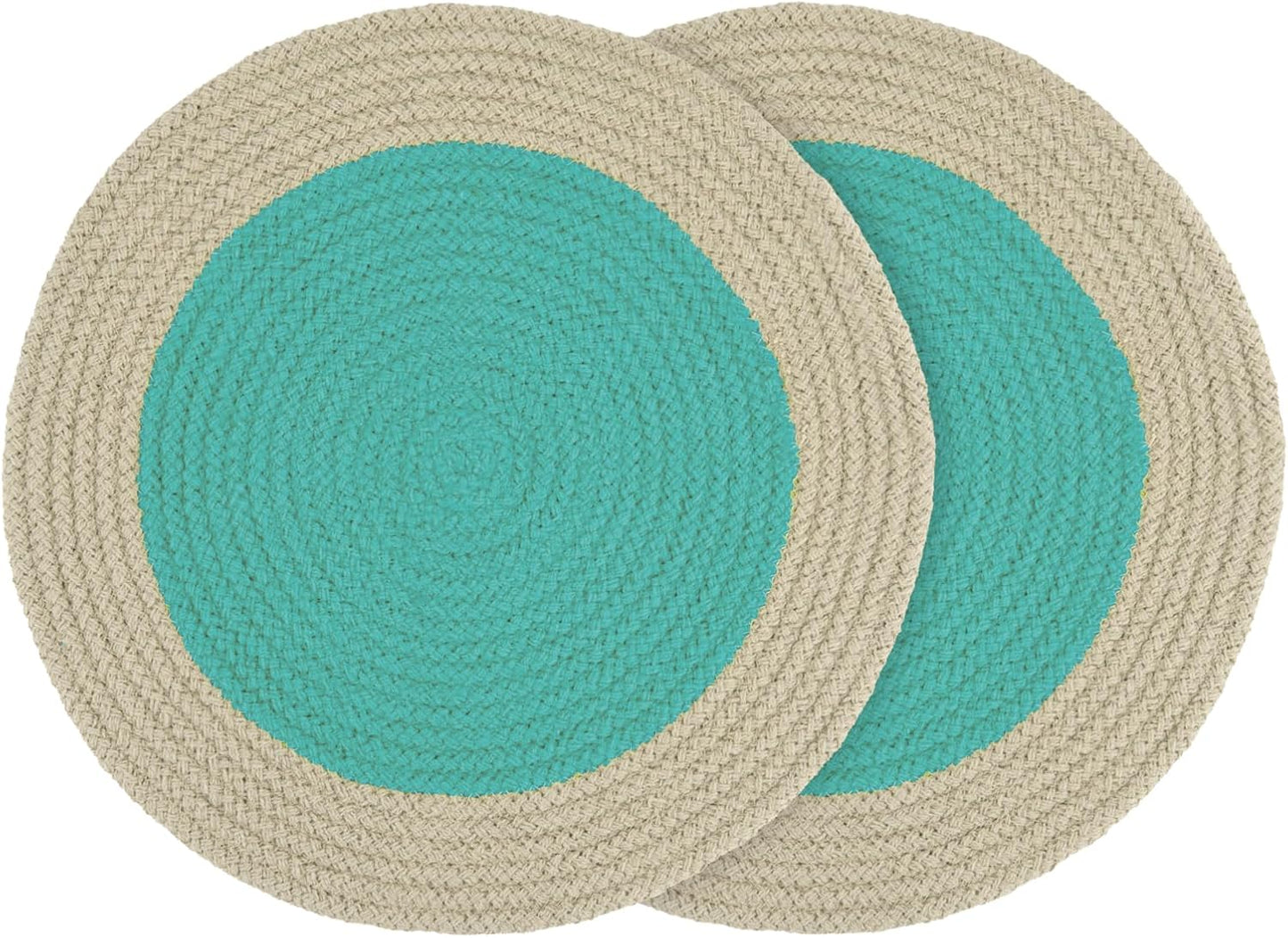 Tischsets 2er-Set, 2 Farbig - Türkis/Grau