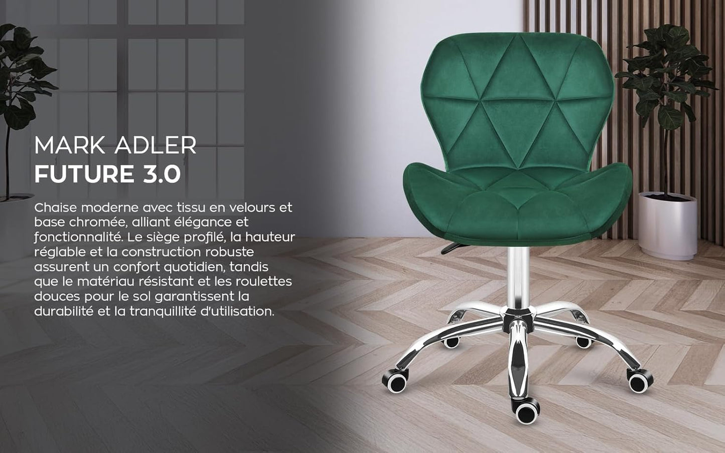 Ergonomischer Drehstuhl Future 3.0, Grün