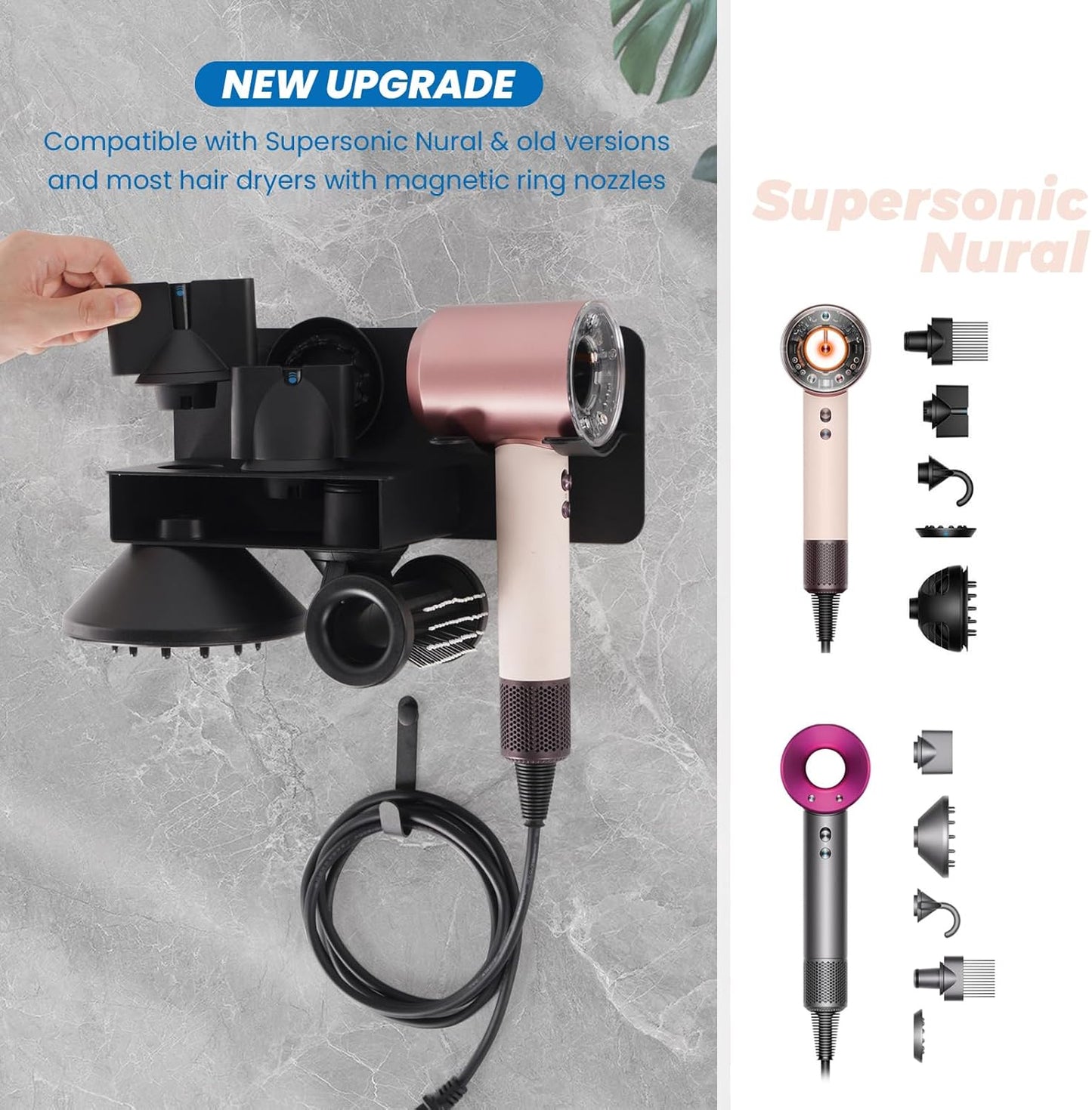 Fönhalter für Dyson Supersonic Nural, Upgrade-modell