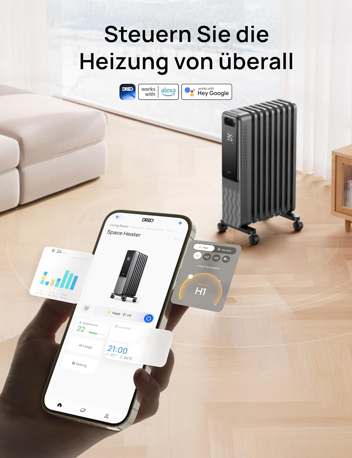 Ölradiator Energiesparend