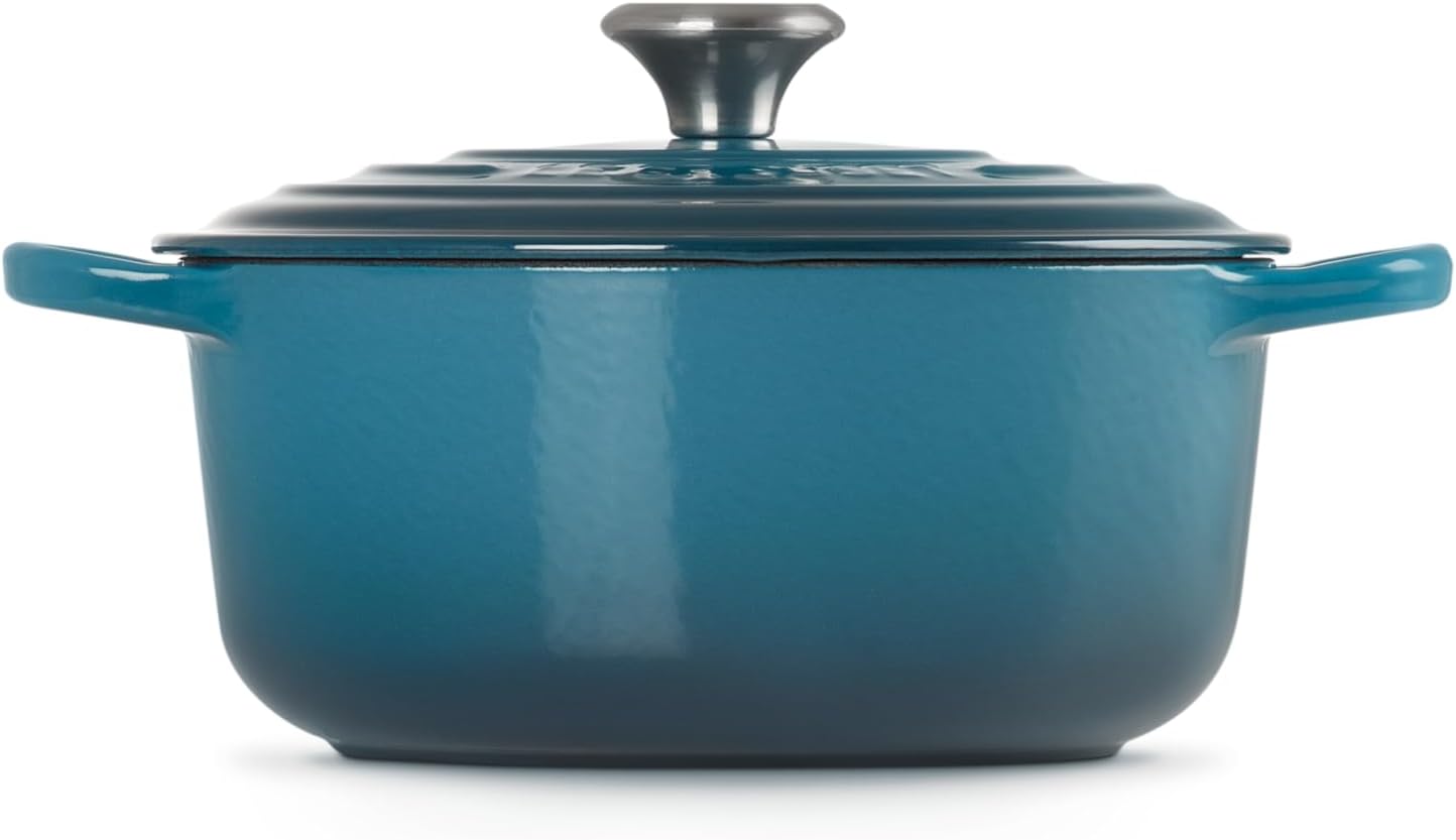 Signature Gusseisen-Bräter mit Deckel, Deep Teal 20 cm