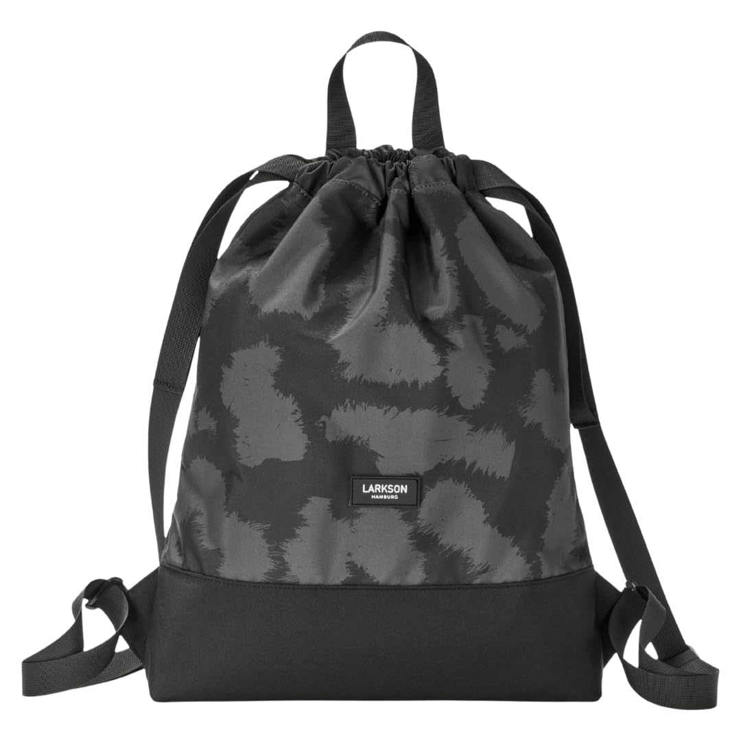Turnbeutel No 7 mit Aussentasche, Grey Leo