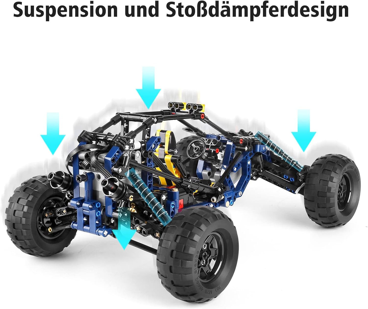 18018 Technik Geländefahrzeug mit Fern- und App-Steuerung, Geländefahrzeug