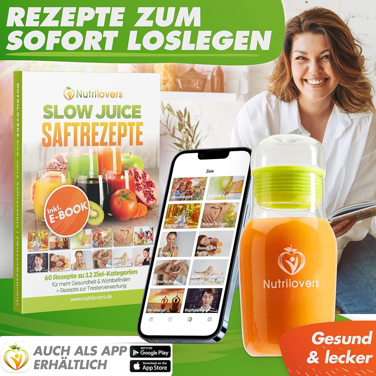 NUTRI-PRESS Entsafter, Black Pepper / Schwarzer Pfeffer
