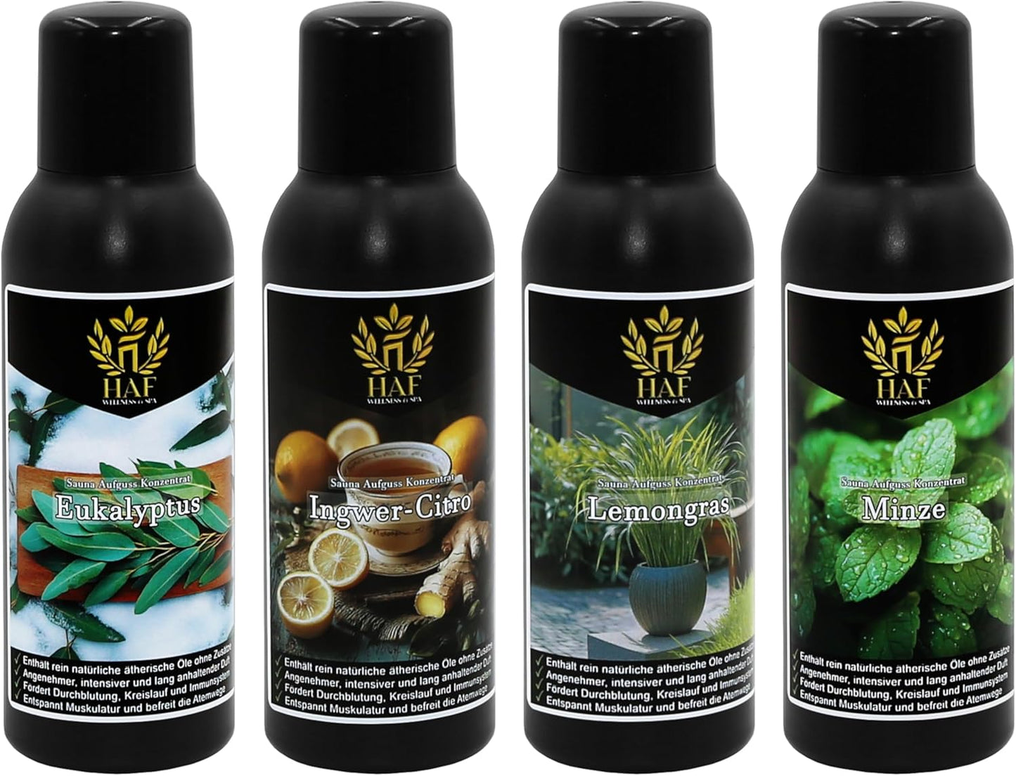 4er-Set Saunaaufguss Frische Briese, 4 x 100 ml Frische Briese