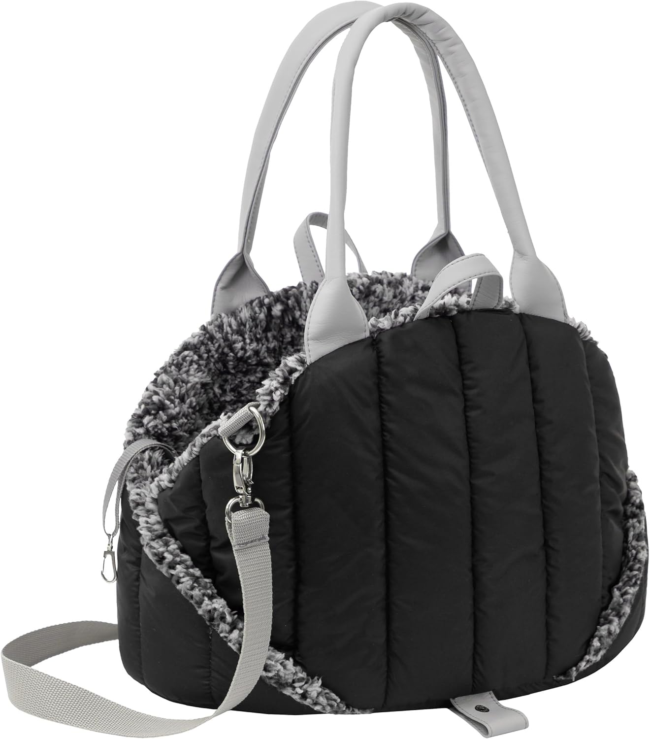 3in1 Hundetragetuch mit Längenverstellbaren Gurten, Grösse 1: 38x24x28 cm, Schwarz