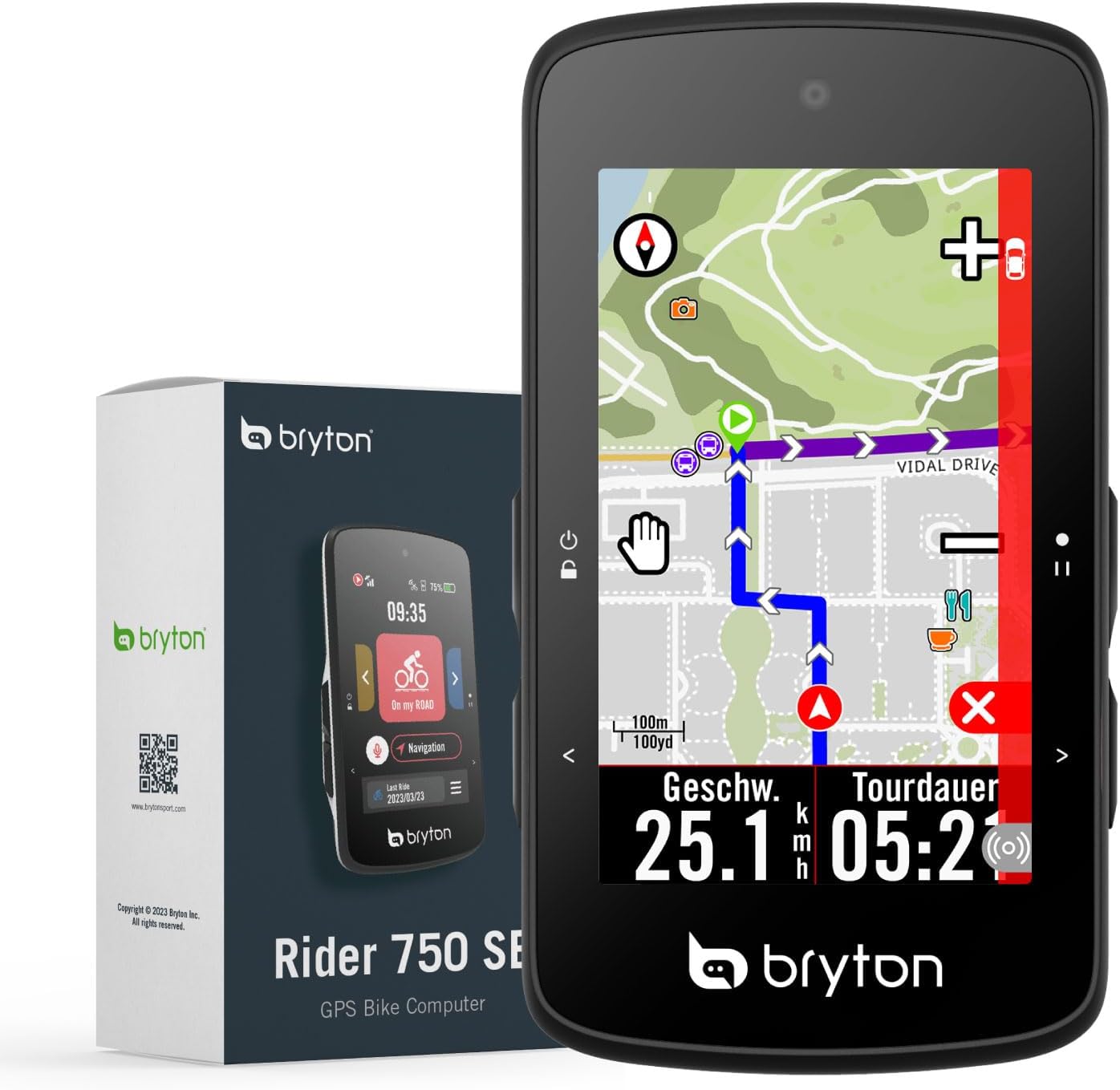 Rider 750SE - Velocomputer mit Navigation