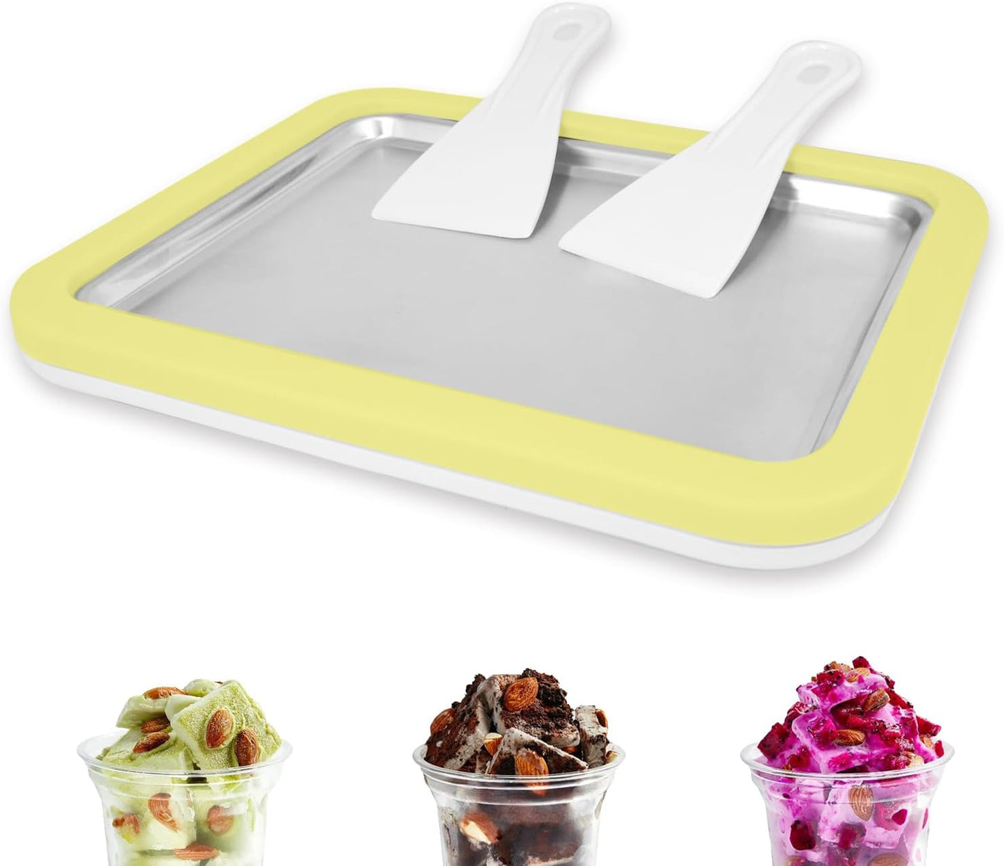 Eisplatte für Eis Rolls, Gelb