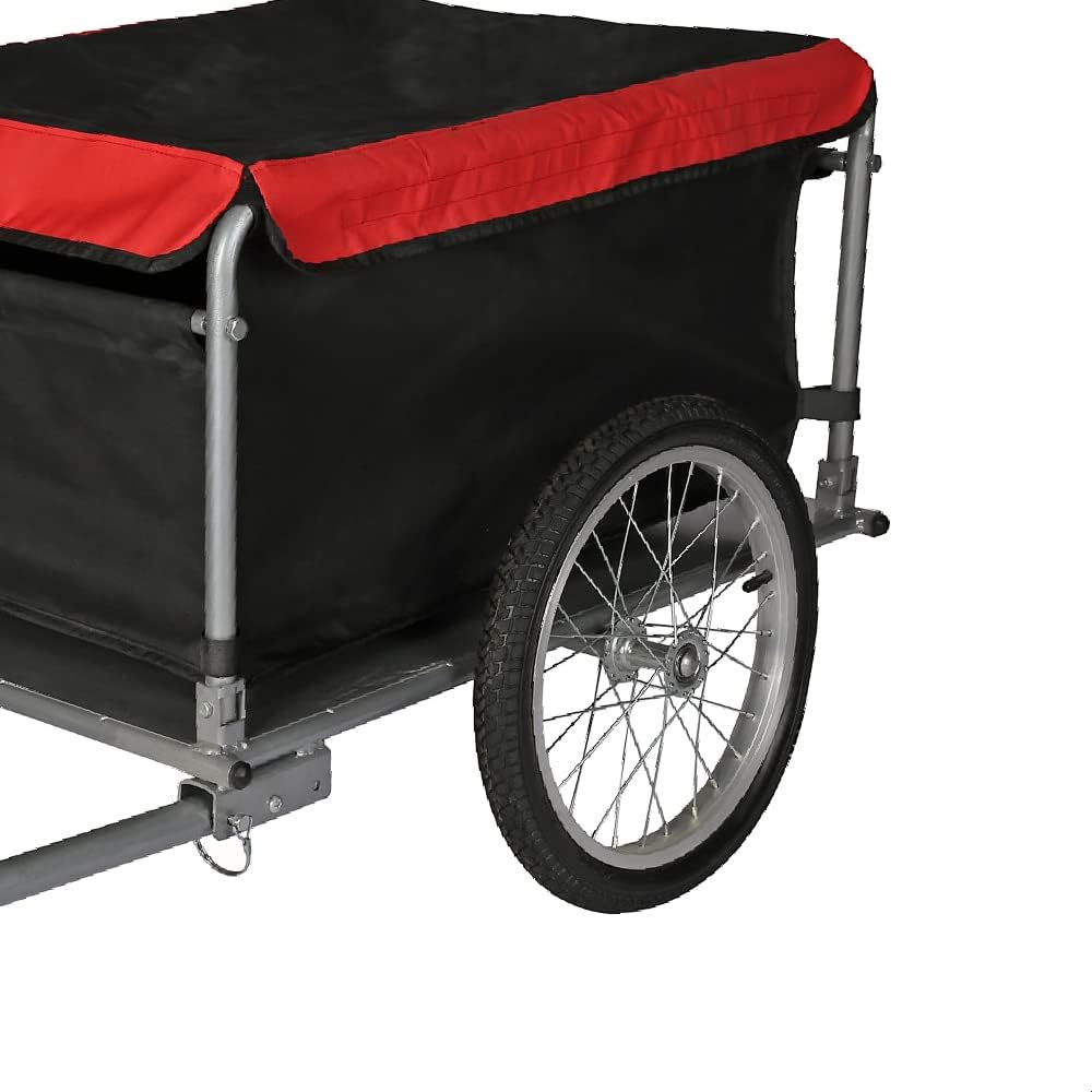 Klappbarer Fahrrad-Lastenanhänger 65 kg, 65 kg
