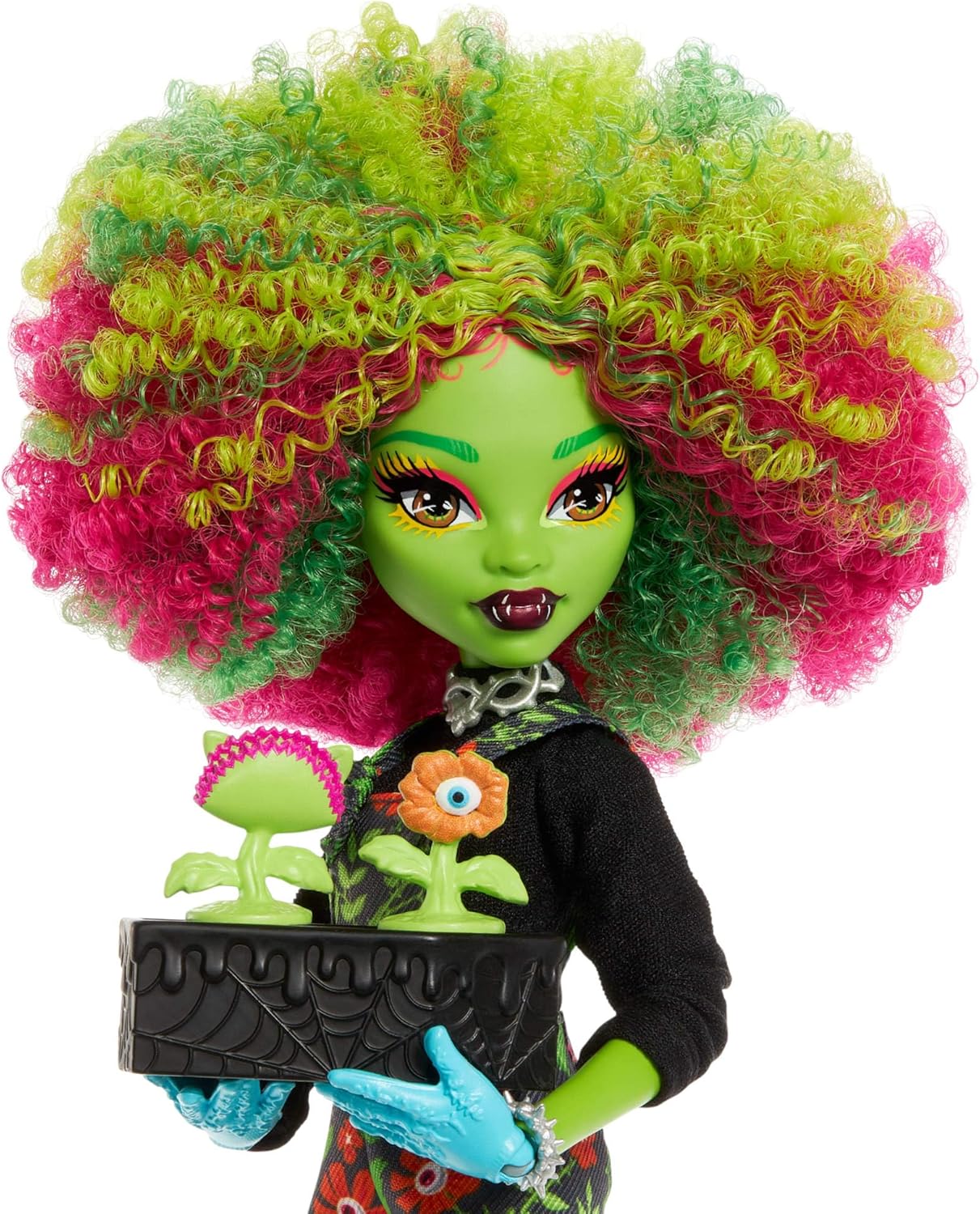 Fearbook Venus McFlytrap-Puppe mit Zubehör-Set, grün