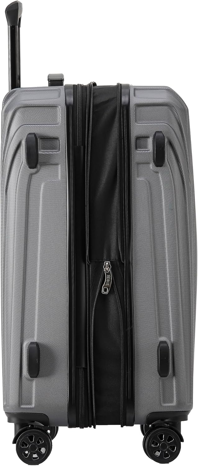 Hartschalenkoffer mit TSA-Schloss, 66 cm Businessgrey