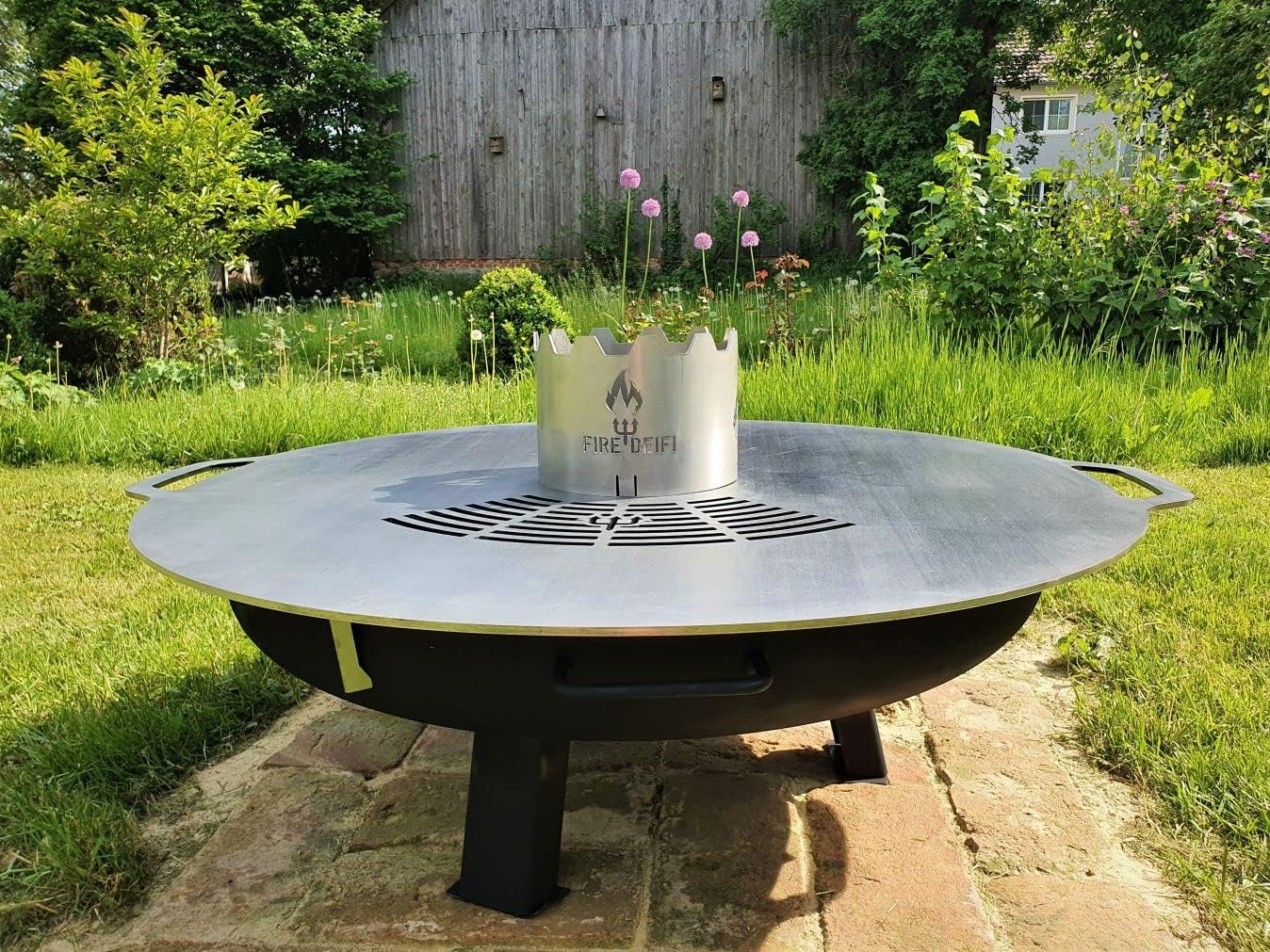 Grillaufsatz für Grillplatte (⌀20 cm), Wokaufsatz ⌀20 cm