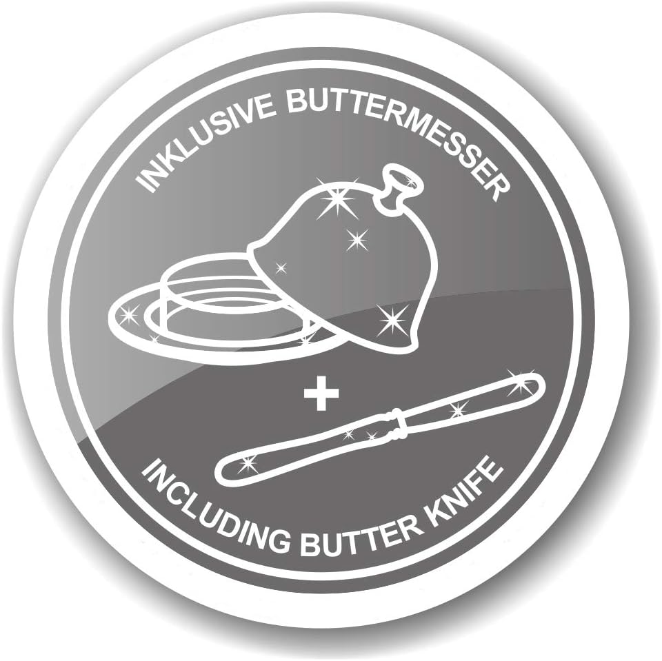Butterglocke Epe Messer