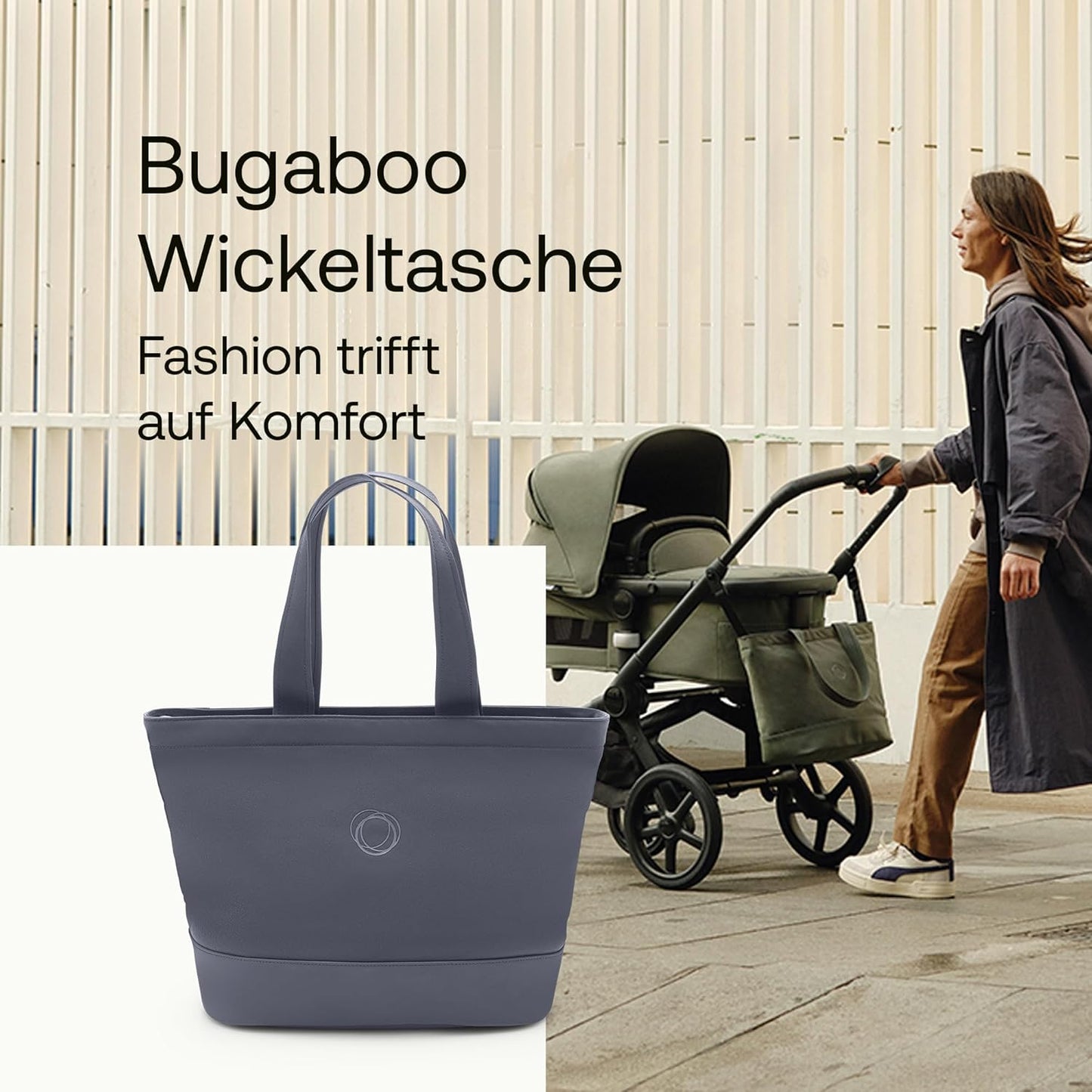 Wickeltasche, Stormy Blue