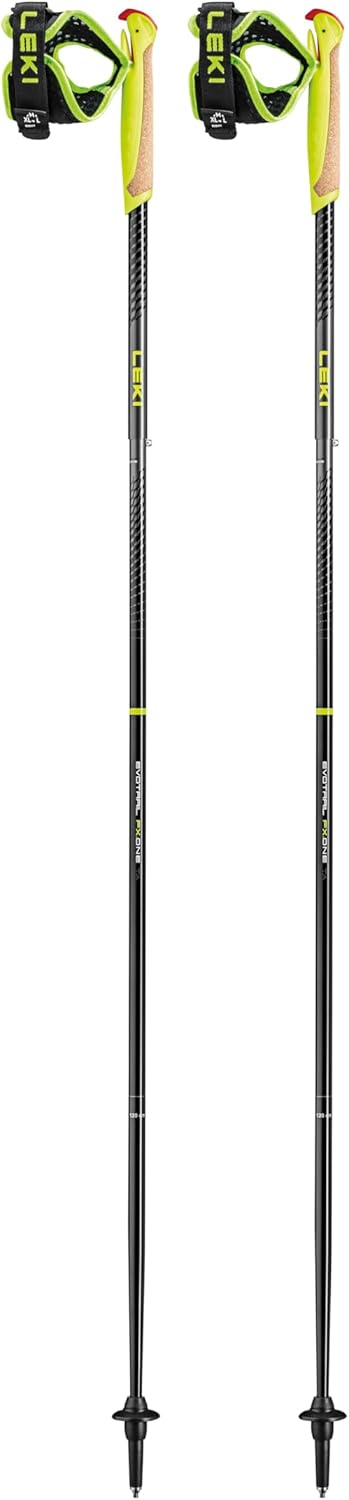 Evotrail FX.One TA Trailrunningstöcke, 110CM, black-neonyellow-dk anthracite