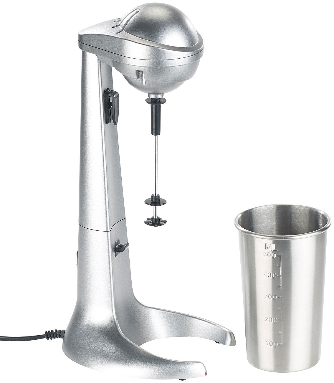 Elektrischer Drink-Mixer mit Edelstahl-Becher