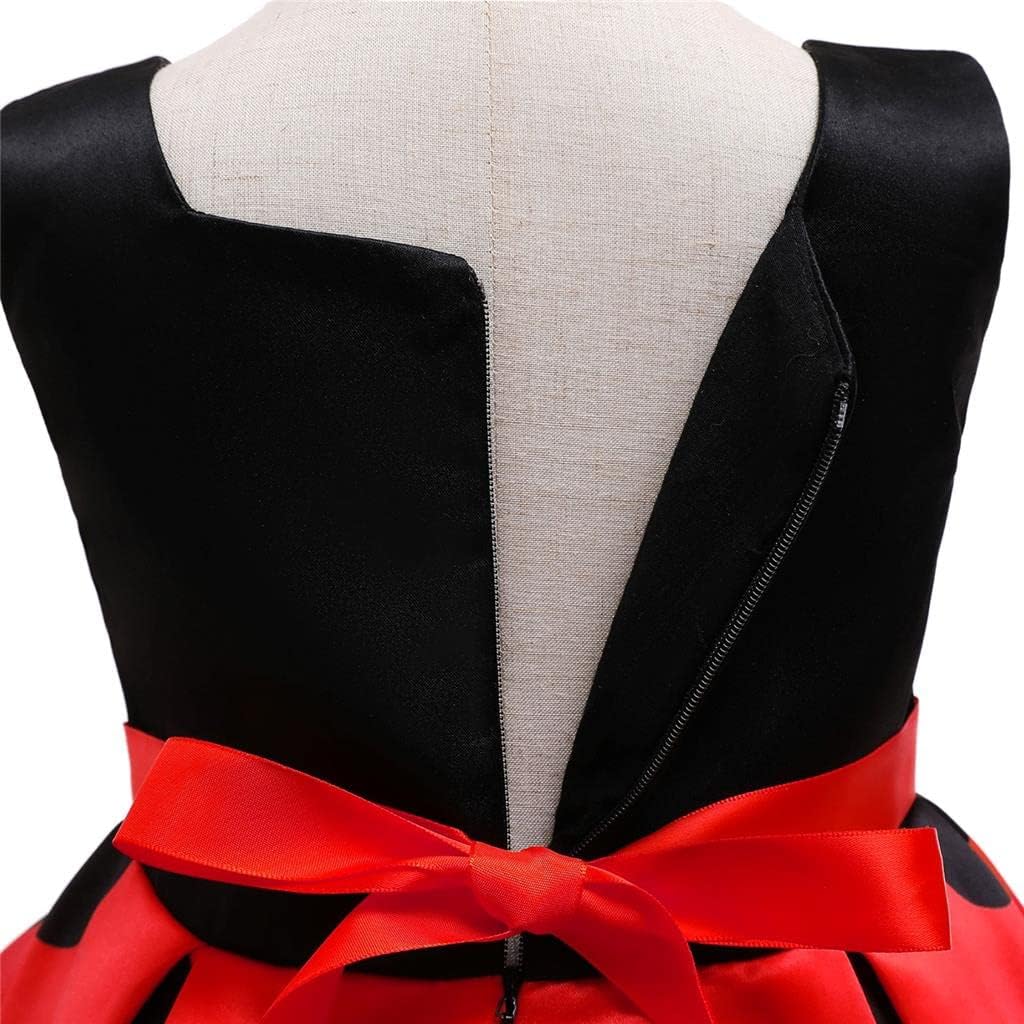 Marienkäfer Kostümkleid für Kleinkinder, Rot (Nur Kleid) 2-3 Jahre