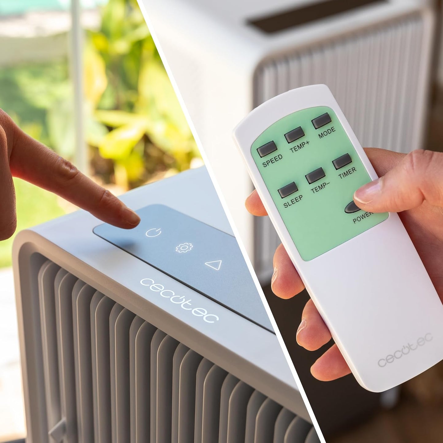 Tragbare Klimaanlage mit Fernbedienung, 9150 Style