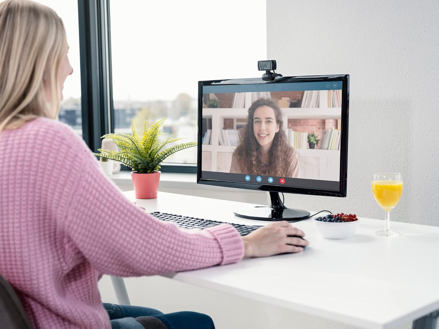 Trino HD Webcam mit Mikrofon und flexiblem Ständer, Trino