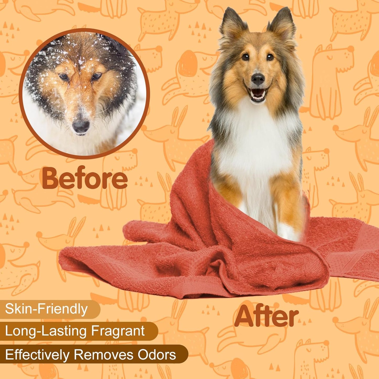 Hundeshampoo gegen Juckreiz und Hautreizungen (500ml), Sensitiv