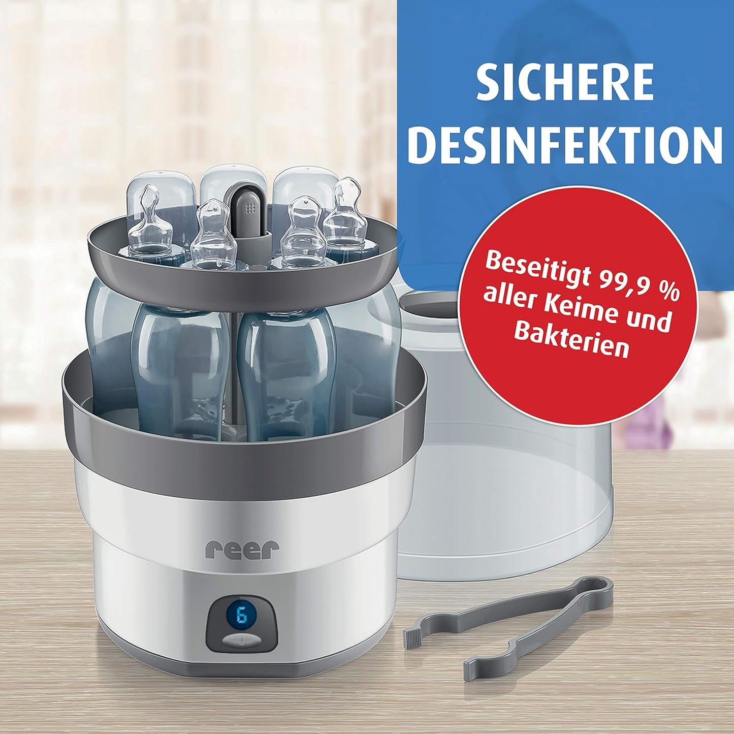 VapoMax, Dampfauslass mit HeatColor