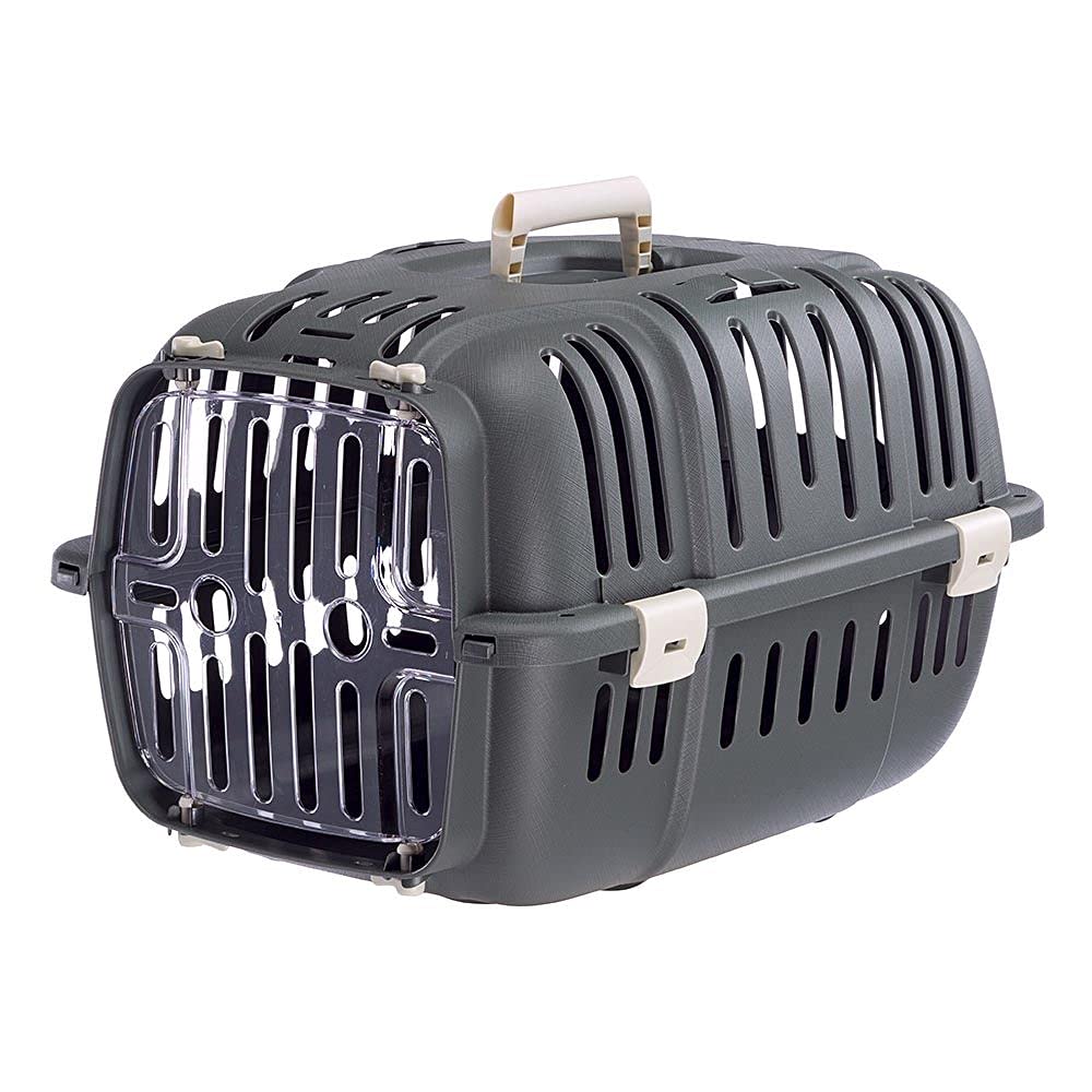 JET 10 Kleintier-Transportbox mit Anti-Schock-Tür, L 47 x B 47 x H 29 cm