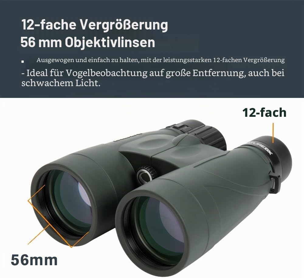 Nature DX 12x56 Fernglas, Nature DX 12x56 BaK-4 Prism