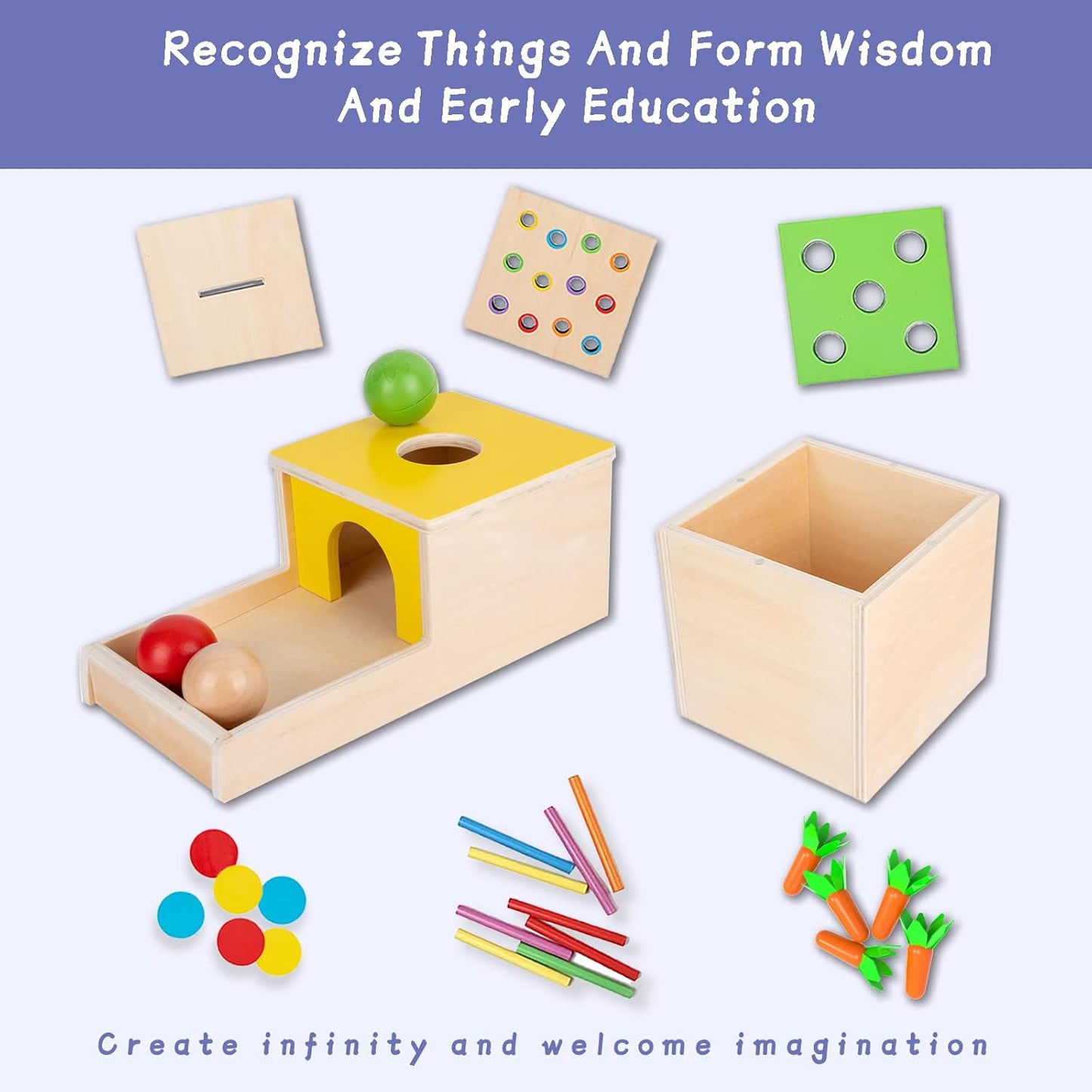 Montessori Spiel-Kit Box, 4-for-1