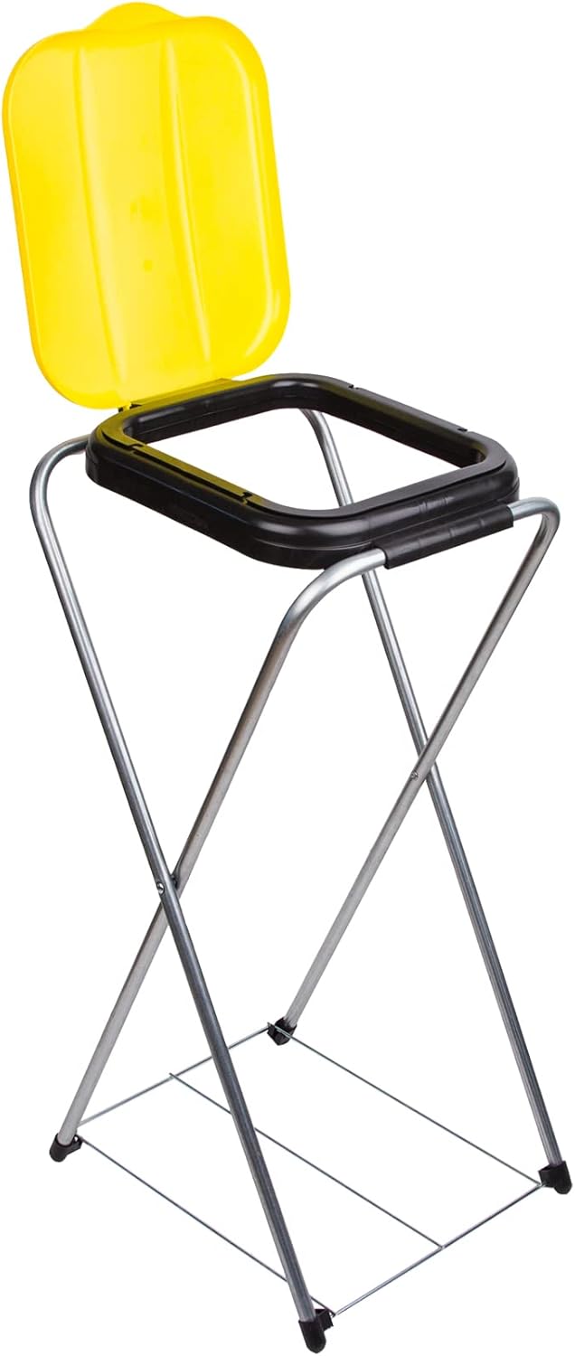 Müllsackhalter EasyFix mit Gitterboden, Gelb