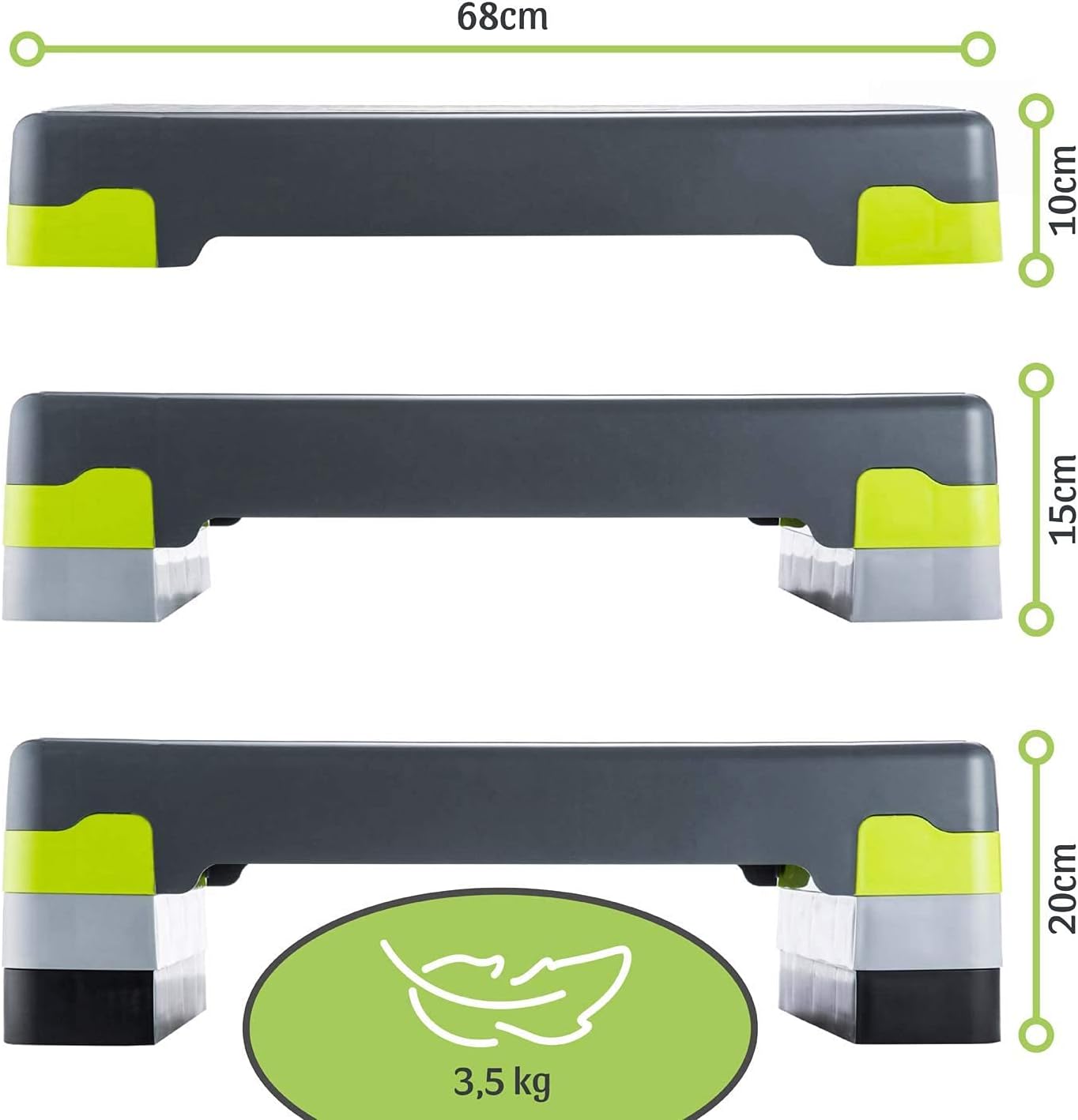 Elite Board - Aerobic Steppbrett mit Anti-Rutsch-Matte, Elite Board