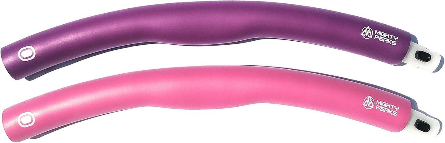 Hula Hoop Reifen mit Massagenoppen, Purple-Pink