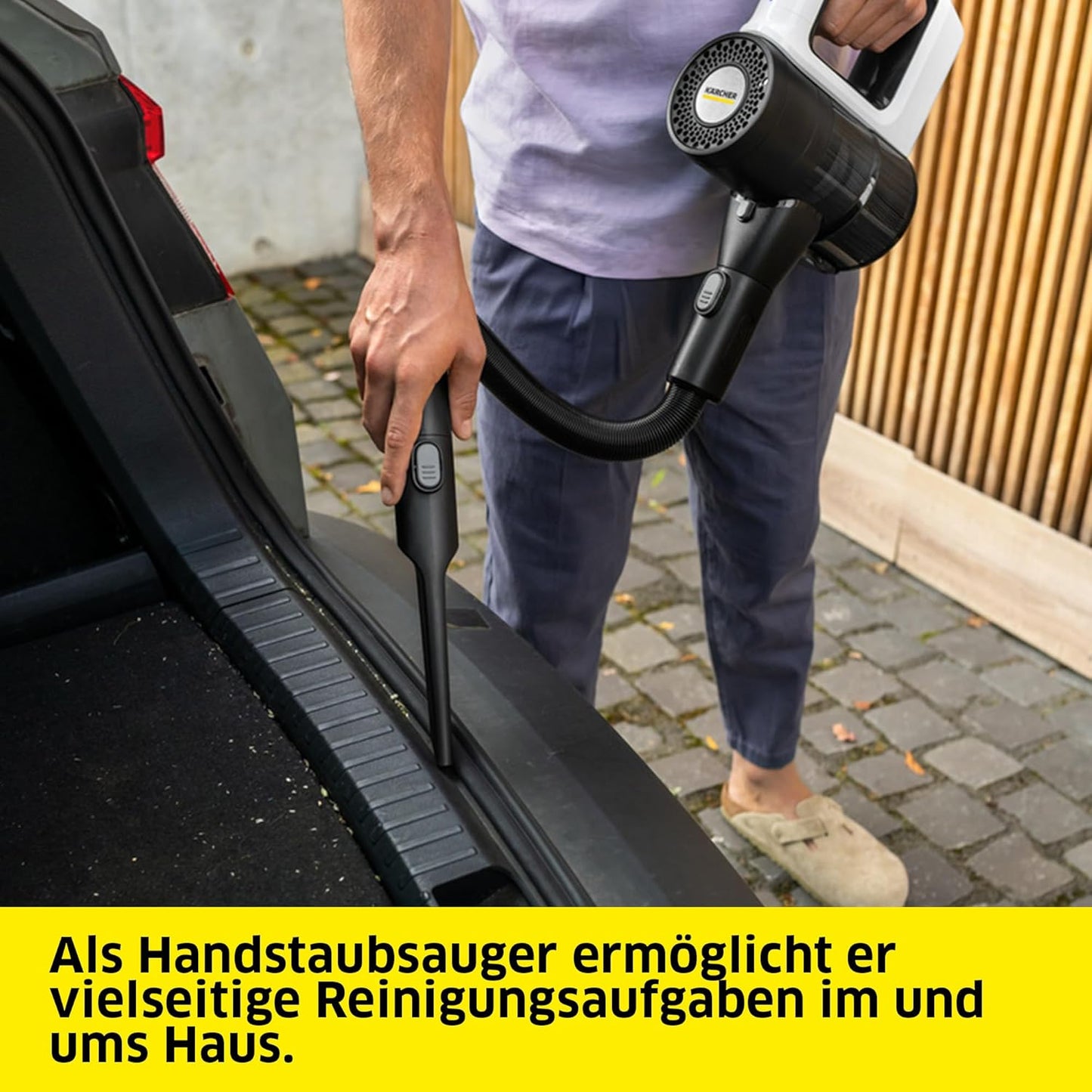 Akku-Staubsauger, mit Max-Flex-Gelenkrohr