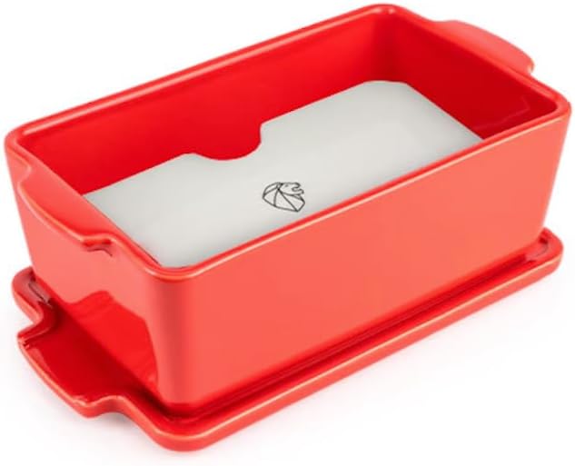 Terrine mit Pressfunktion, Rot