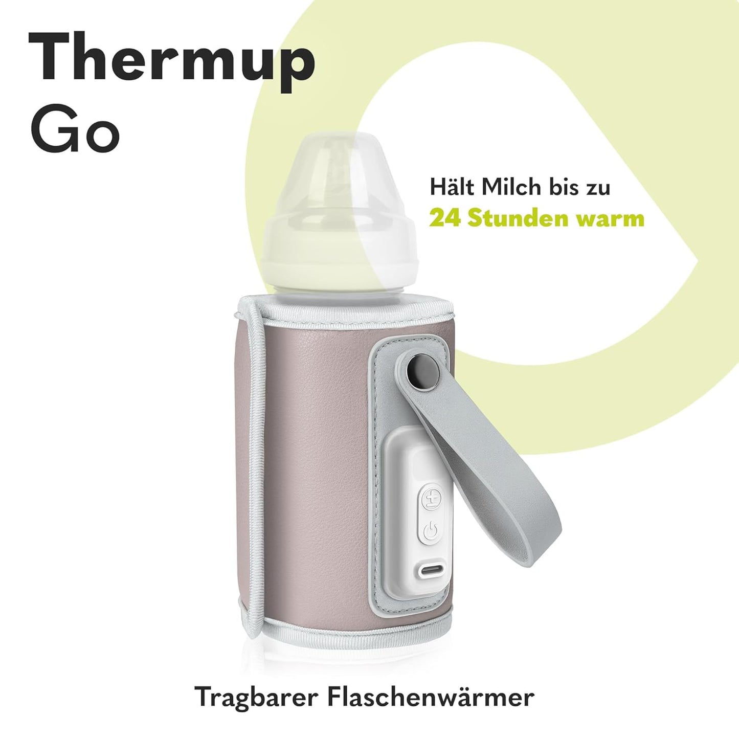 Tragbarer Flaschenwärmer Thermup Go, Rosa THERMUP GO
