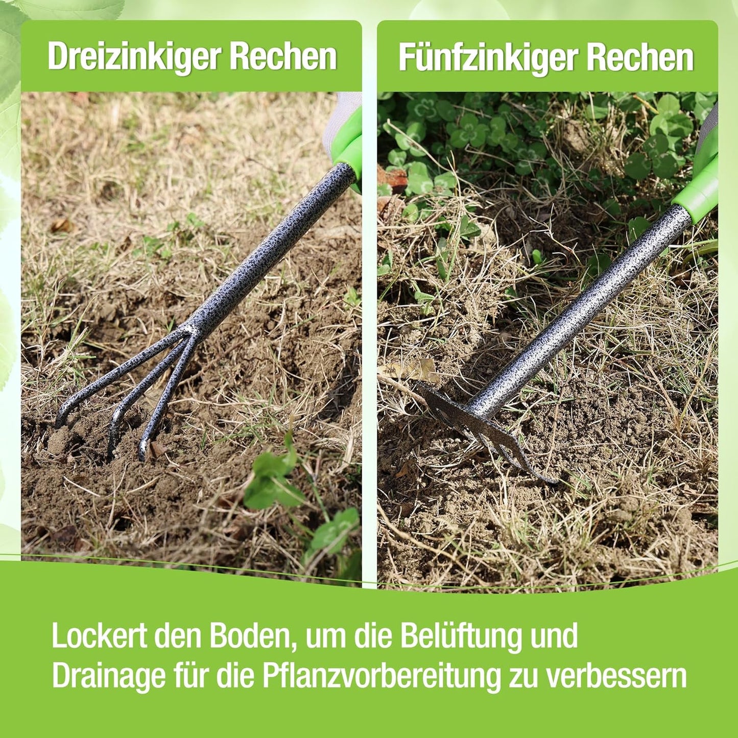 6-teiliges Gartenwerkzeug-Set