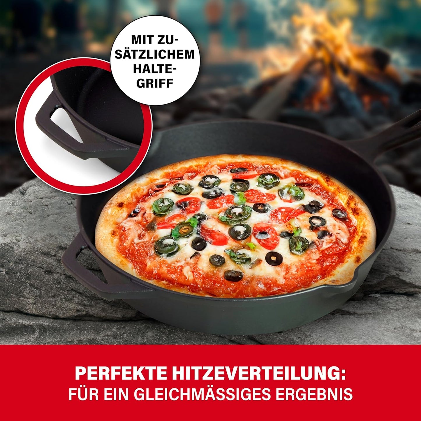 Gusseisenpfanne, 28cm
