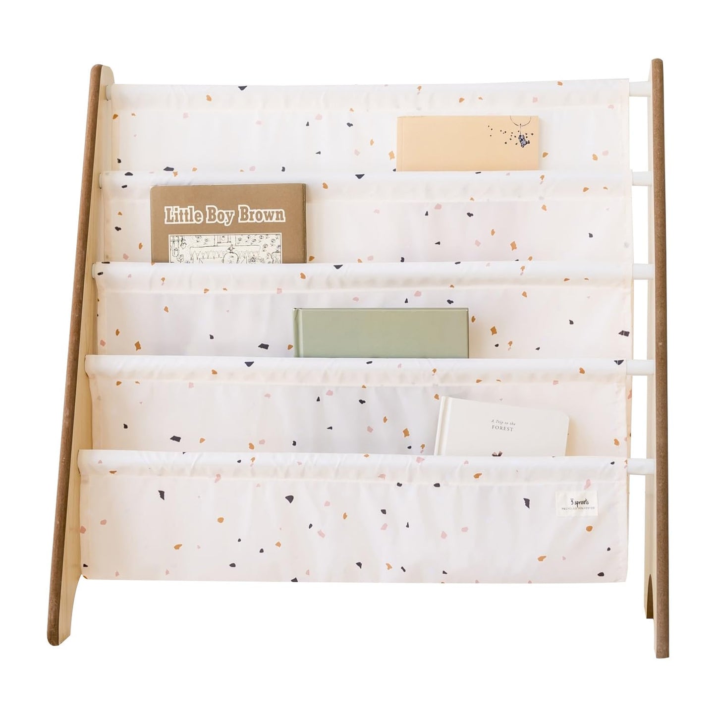 Kinder Bücherregal, Terrazzo Creme