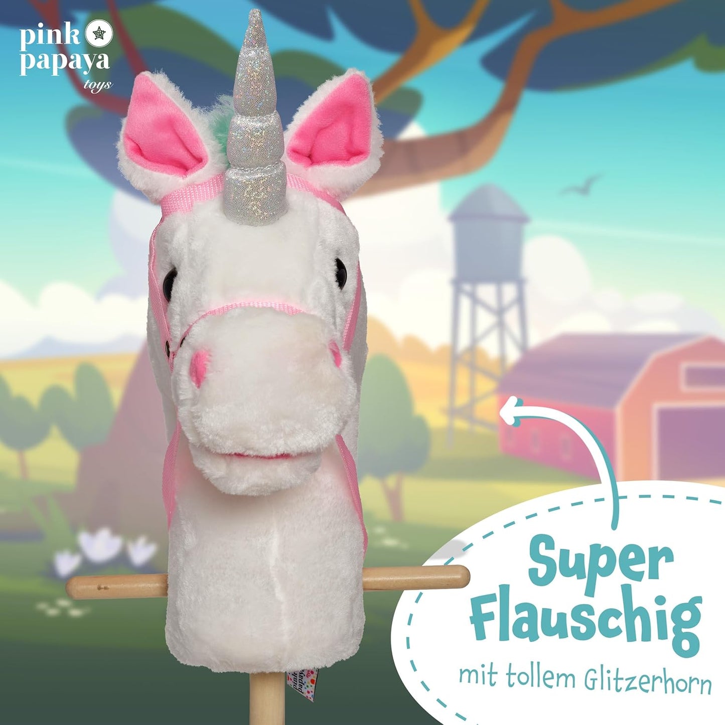 Steckenpferd mit Soundfunktion, Steckenpferd Rainbow