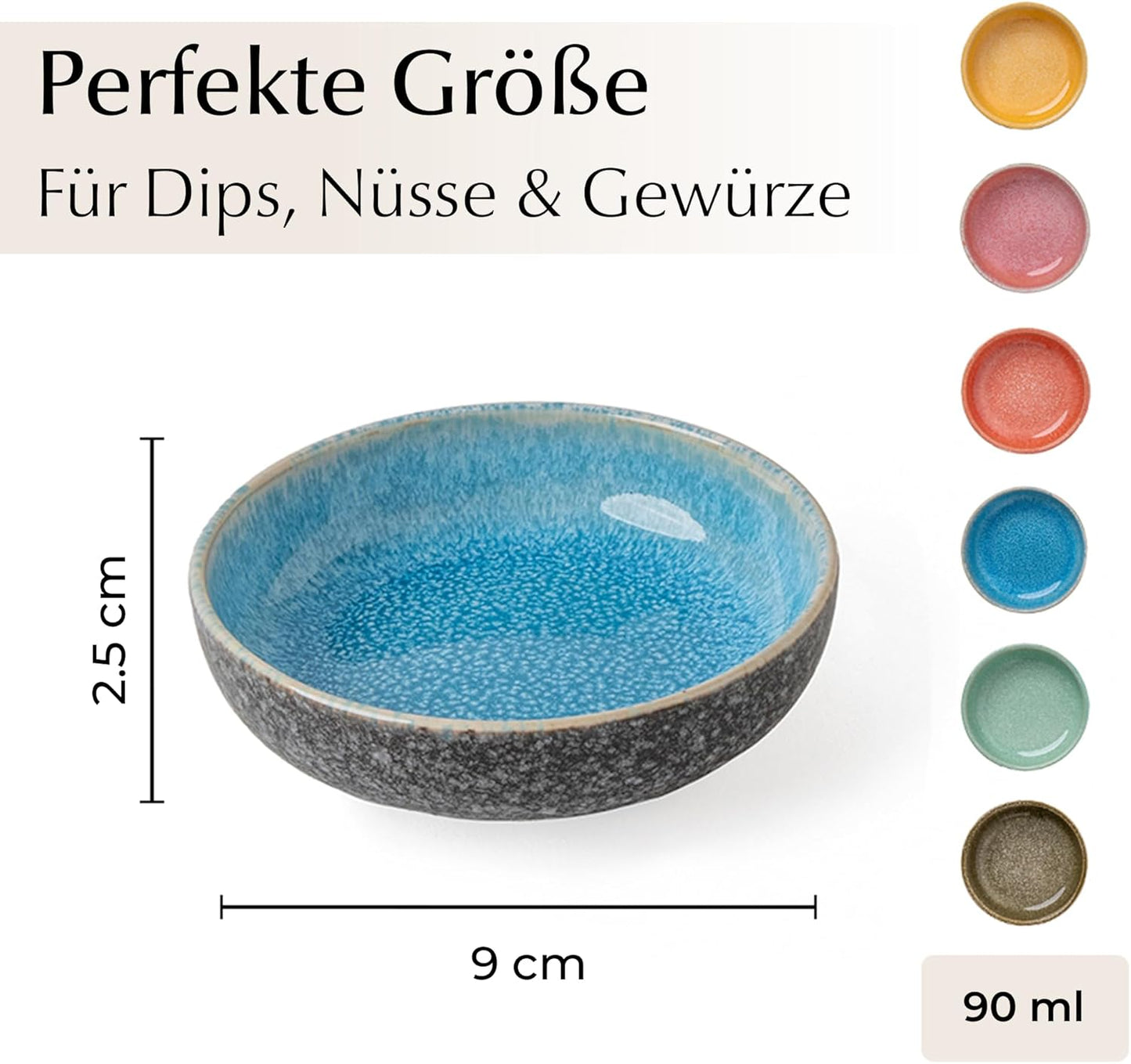 6-teiliges Dipschalen Set Las Palmitas Kollektion