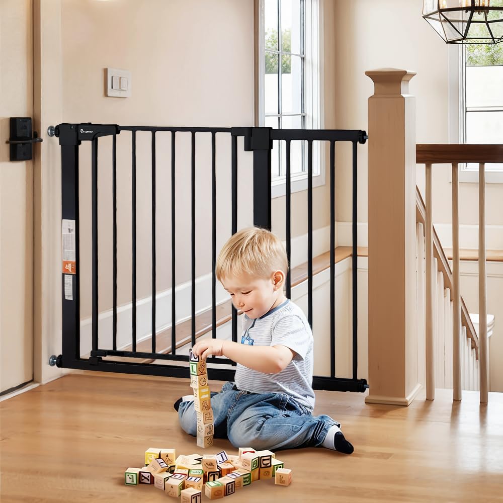 Absperrgitter für Kinder, 76cm Hoch x 110cm Breit Schwarz