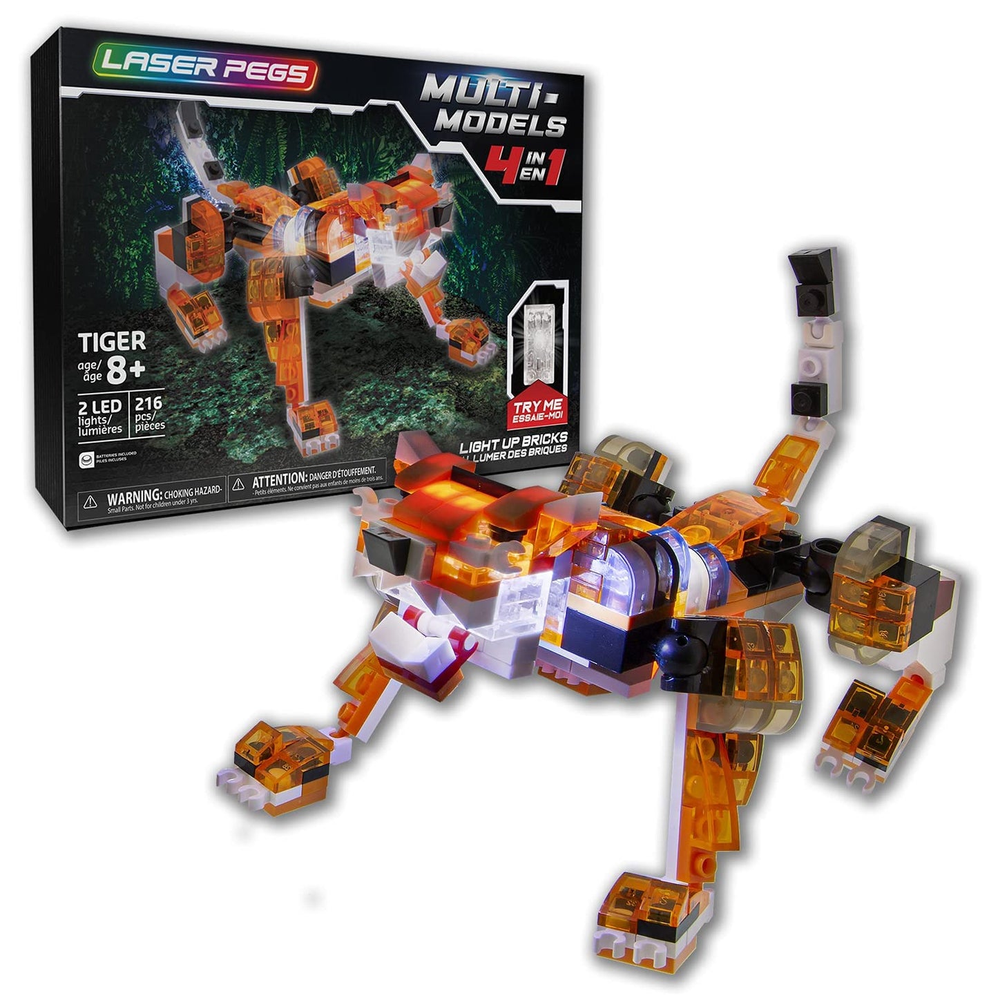 4-in-1 Multi-Model Red Tiger, 4 in 1 Red Tiger
