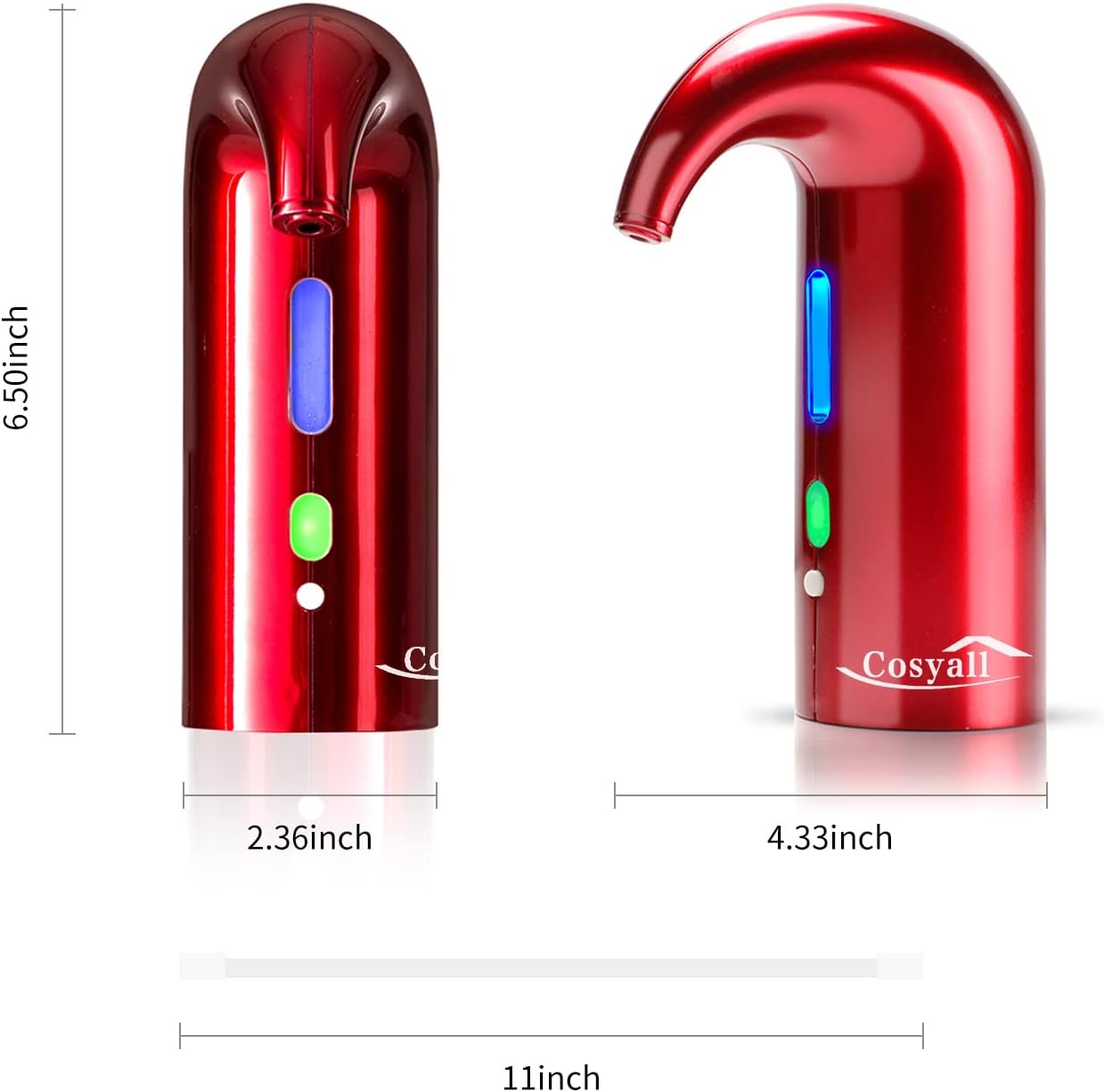 Elektrischer Weinbelüfter, Rot