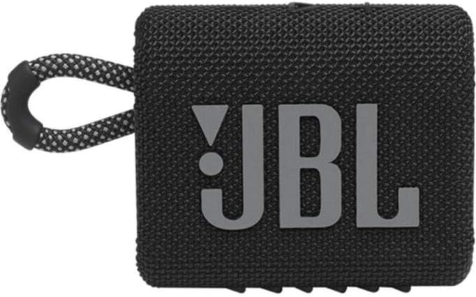 Bluetooth-Box GO 3 mit Wasserschutz, Schwarz