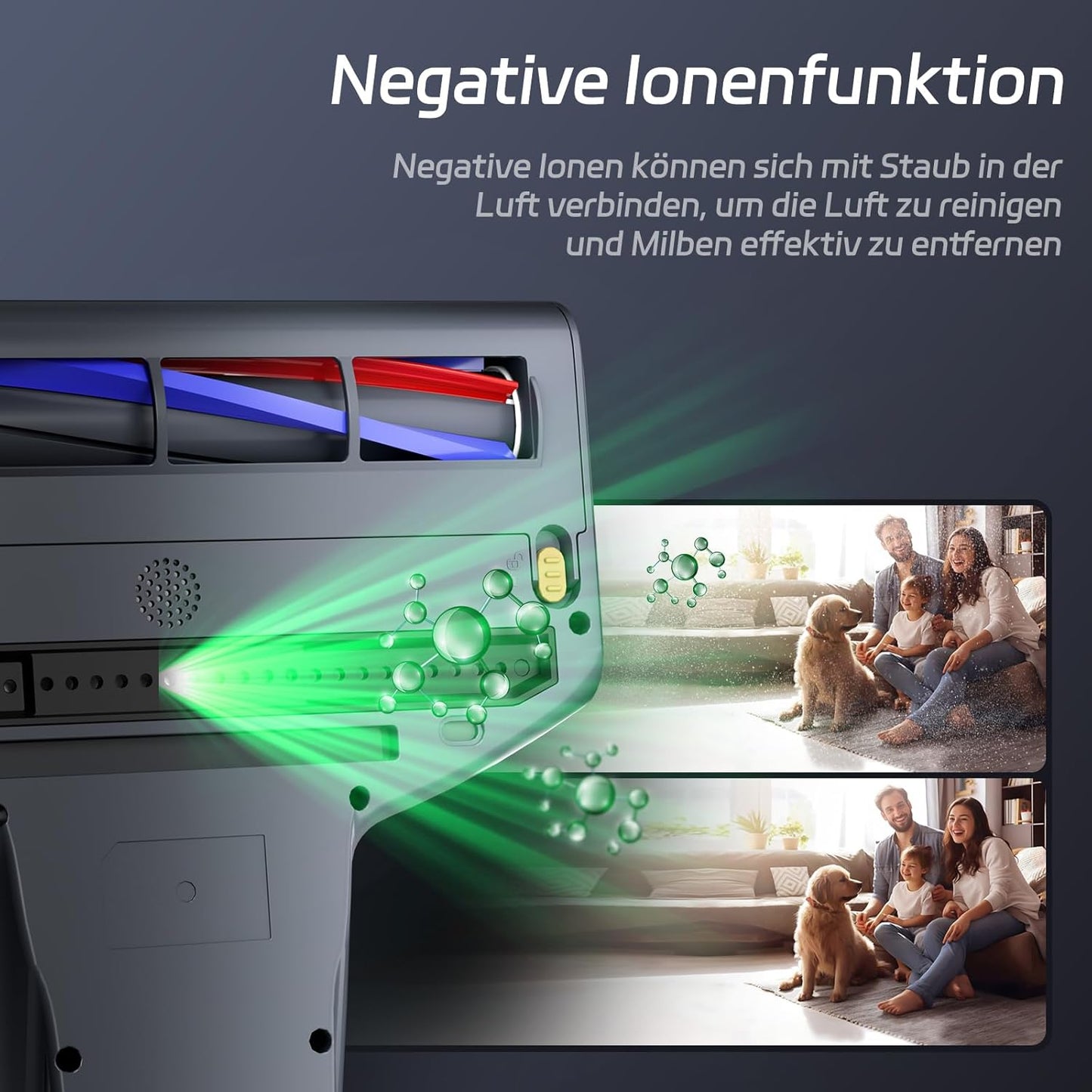 Milbensauger BX7 Pro Max mit UV-C-Licht & Heissluft