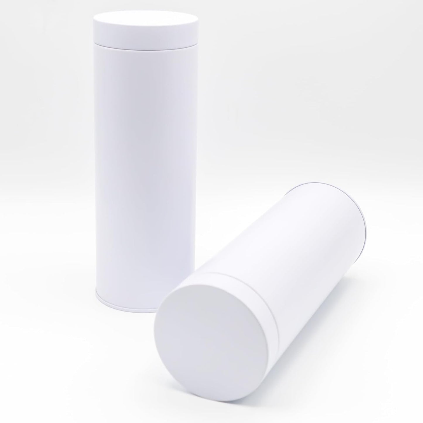 Aromadichte Kaffeepaddosen, 2 Stück für je 20 Pads, Weiss