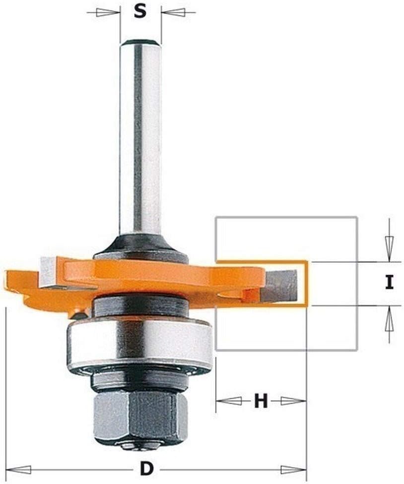 Orange Tools - 922.350.11B Schlitzfräser mit Anlaufring 47.6x5 mm