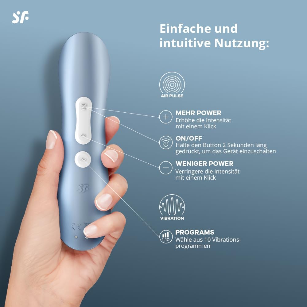 Pro 2 Plus Vibrator, Blau